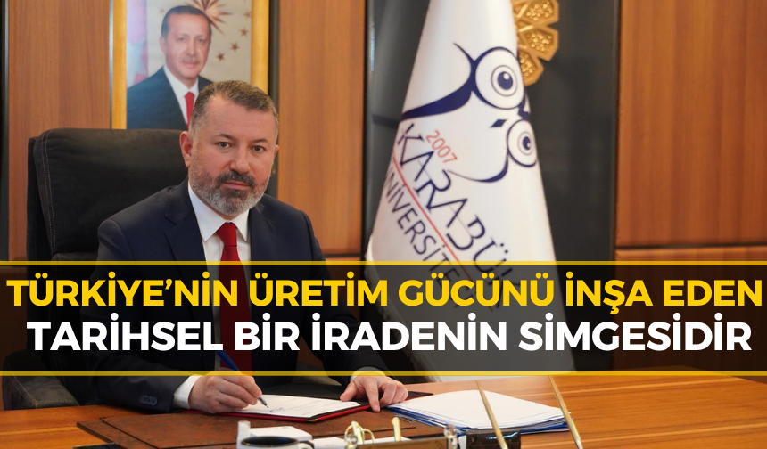 KBÜ Rektörü Prof. Dr. Fatih Kırışık’ın 3 Nisan Mesajı