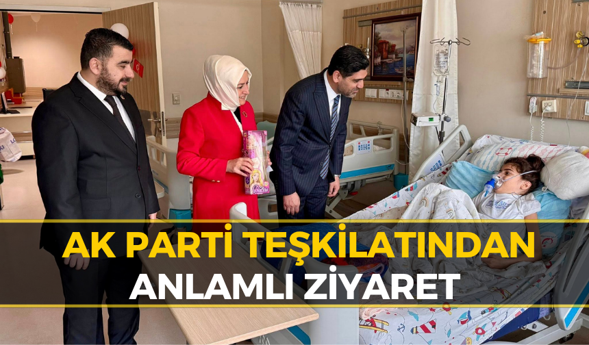 Ak Parti Teşkilatından Tedavi Gören Çocuklara Bayram Sürprizi