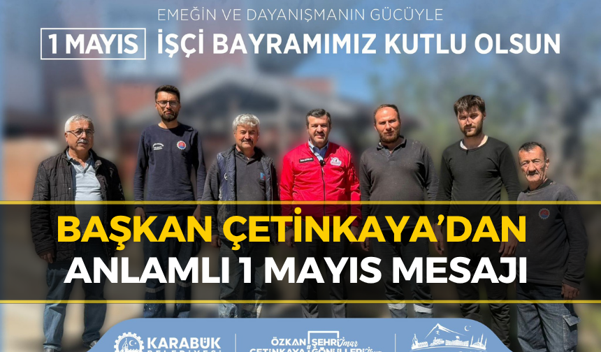 Çetinkaya: İşçilerimizin Gayreti Takdirin Üzerindedir