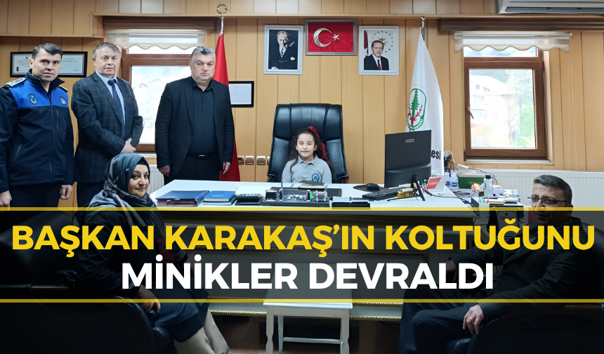 Yenice'de Bayram Neşesi: Küçük Başkanlar Makamda