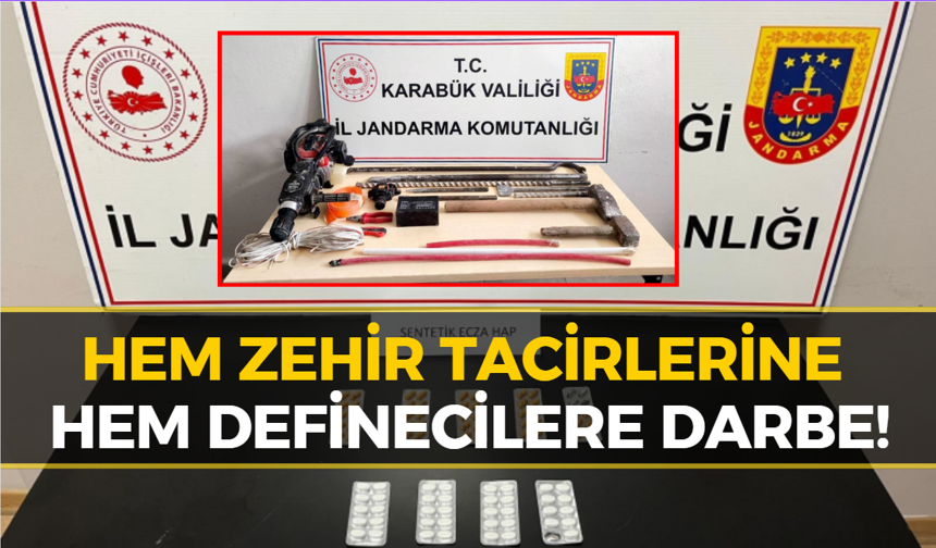 Karabük’te Jandarma Aramalarında Neler Çıktı Neler!