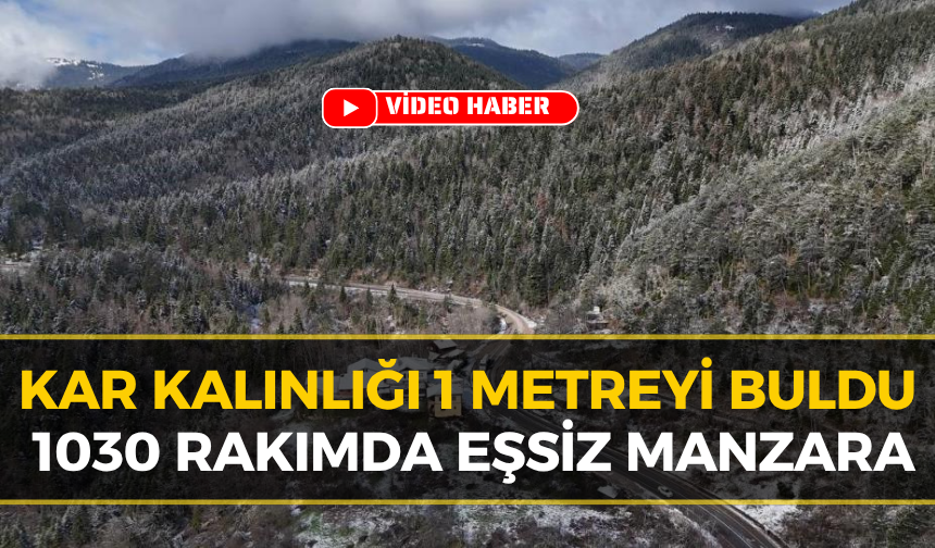 Karabük'ün Yüksek Kesimleri Beyaza Burundu