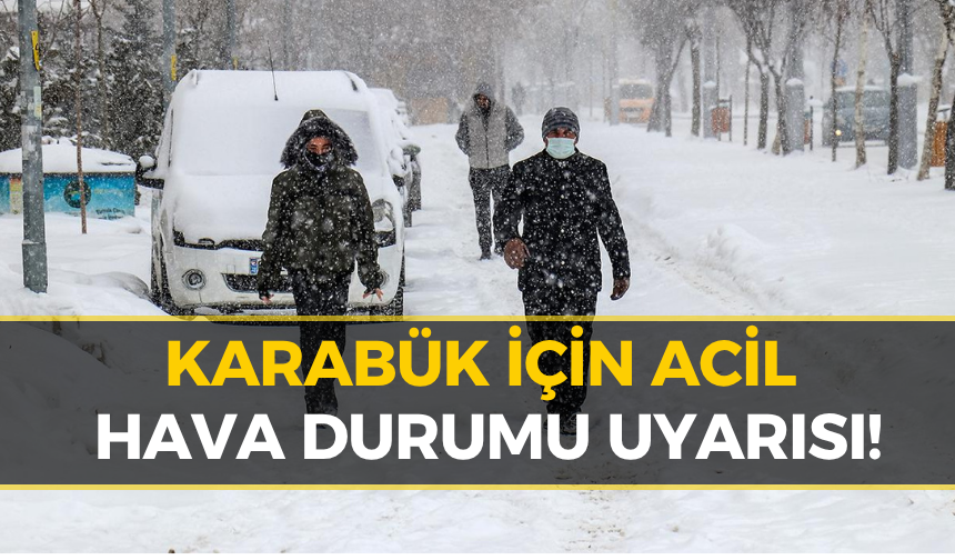 Karabük Valiliği'nden 1 Mayıs İçin Kar ve Zirai Don Uyarısı!