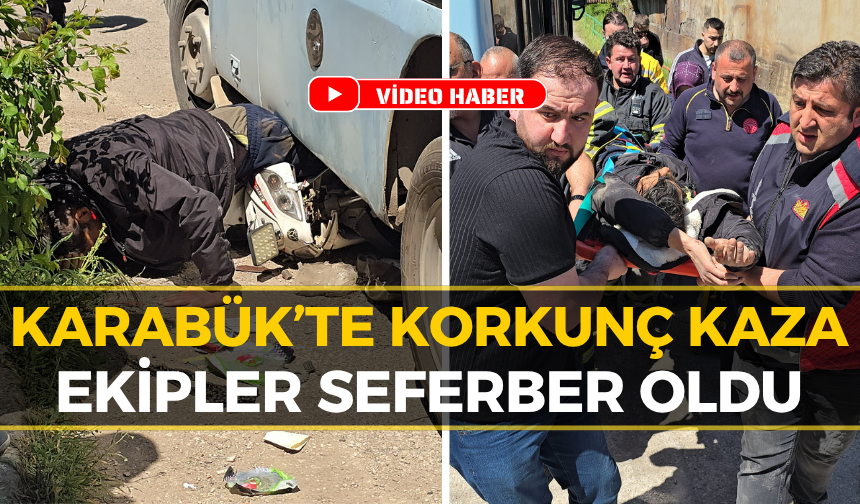Karabük’te Can Pazarı: Minibüsün Altında Sıkıştı