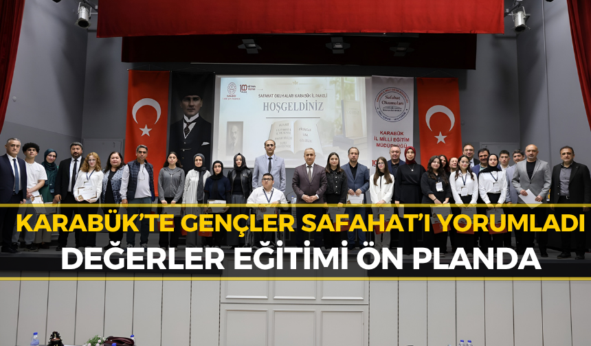 Karabük’te “Safahat Okumaları” Paneli Düzenlendi