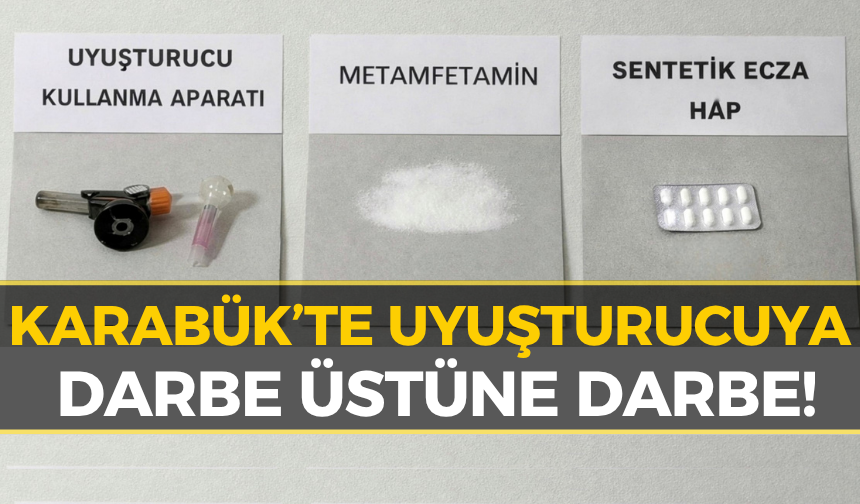 Karabük Merkezde Uyuşturucu Baskını! Çok Sayıda Gözaltı