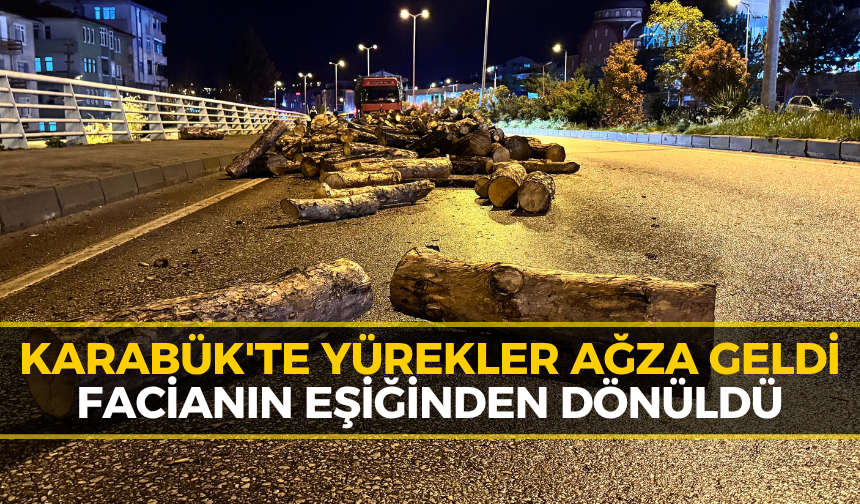 Seyir Halindeki Kamyonun Damperi Aniden Açıldı