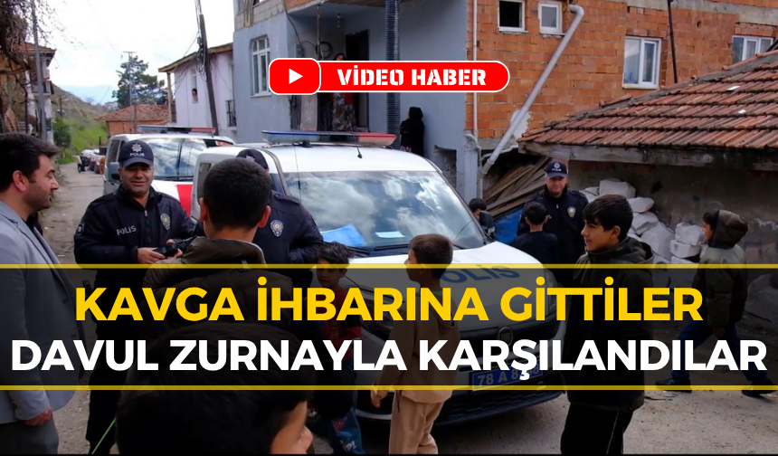 Karabük'te Kavga İhbarına Giden Polislere Sürpriz