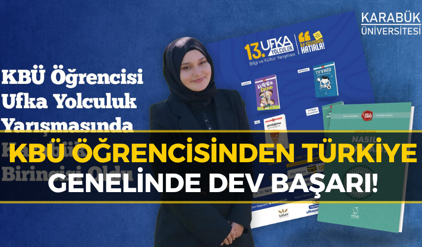 KBÜ İlahiyat Fakültesi’nden Büyük Gurur!
