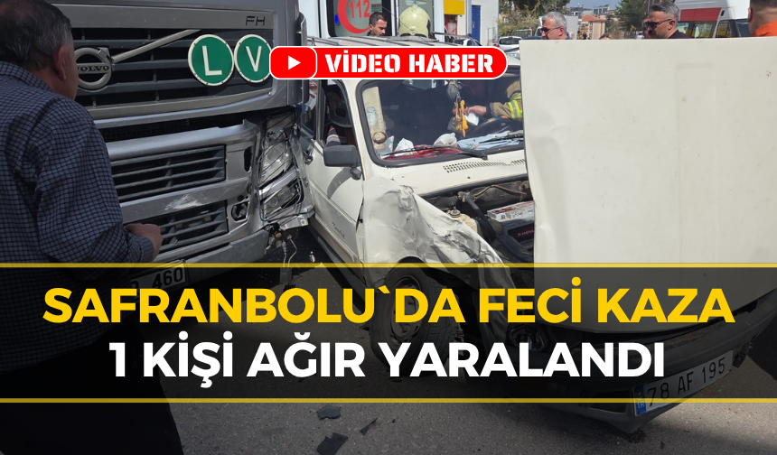 Tır ile Otomobil Çarpıştı: 1 Kişi Ağır Yaralı