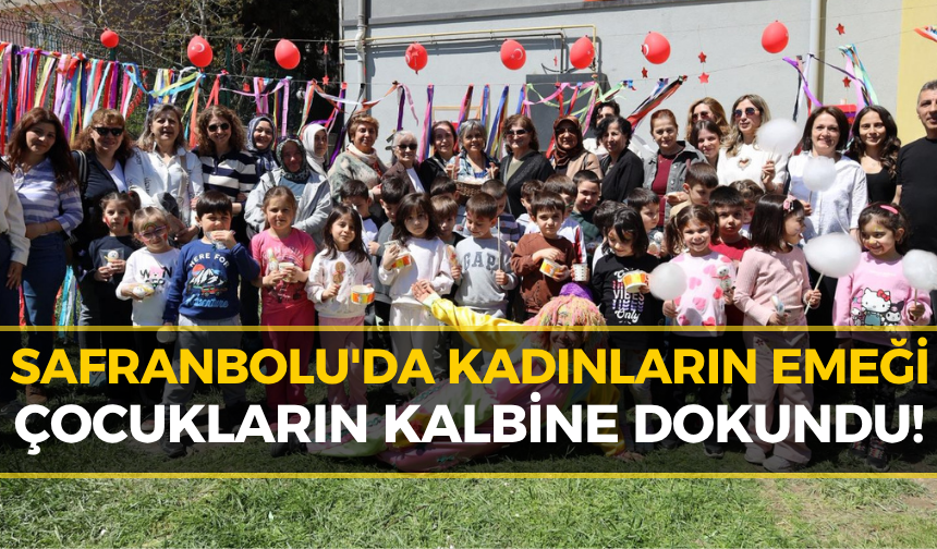 Safranbolu Belediyesi’nden Çocuklara Şeker Tadında Sürpriz