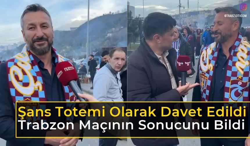 Serkan Civa Trabzonspor Maçına Gitti, Sonucu Bildi