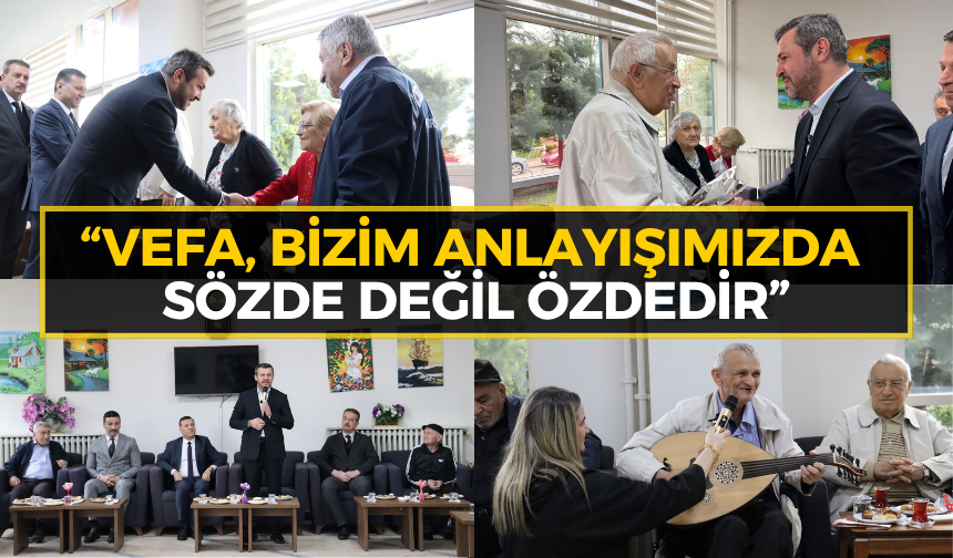 Çetinkaya’dan Huzurevine Anlamlı Ziyaret