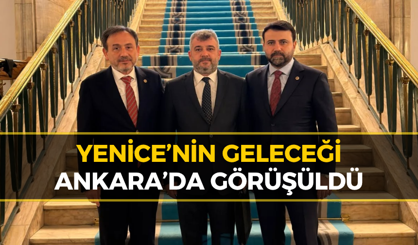 Yenice’nin projeleri Ankara’da masaya yatırıldı