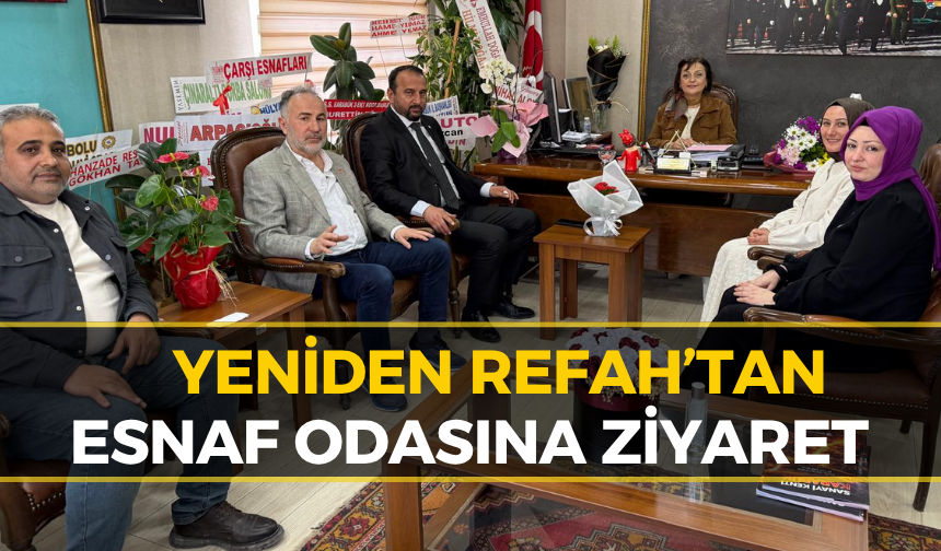 Yeniden Refah Partisi’nden Safranbolu’da Esnaf Odasına Ziyaret