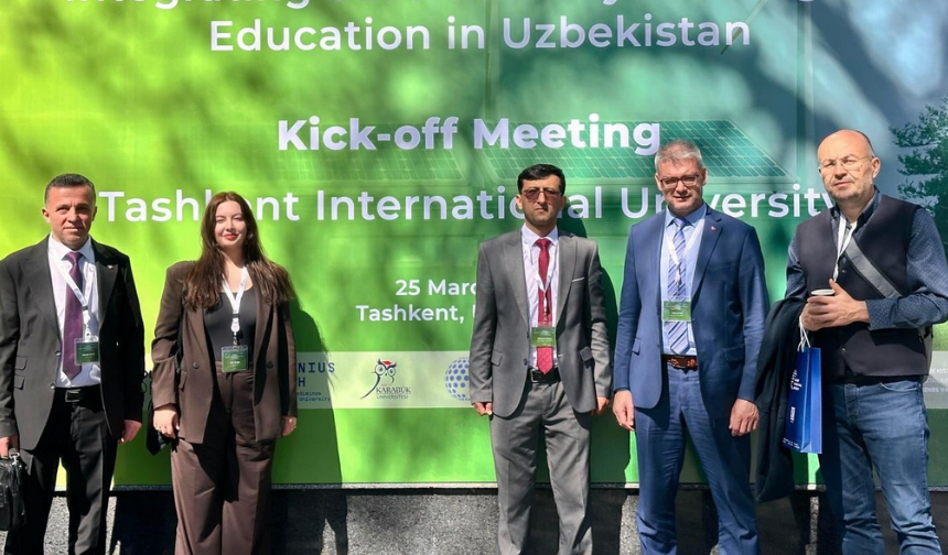 Karabük Üniversitesi Ortaklı GreenCamUz Projesi Özbekistan’da Başladı