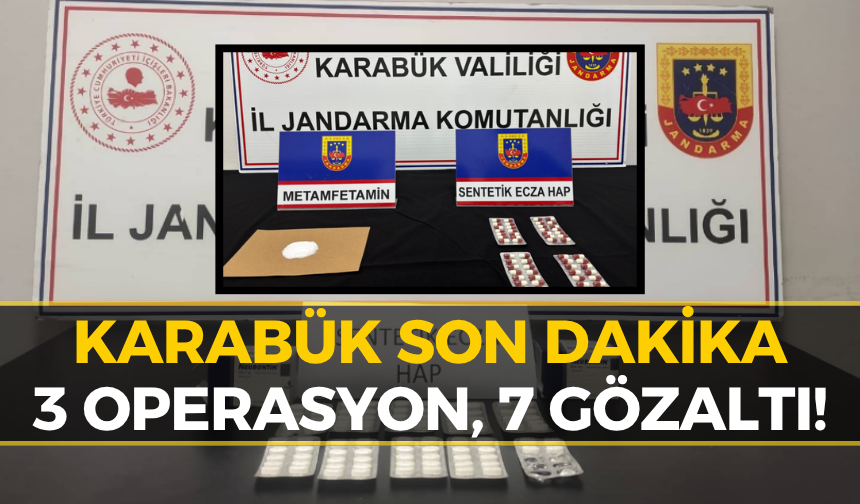 Karabük'te Jandarmadan Dev Operasyon: Çok Sayıda Gözaltı Var!