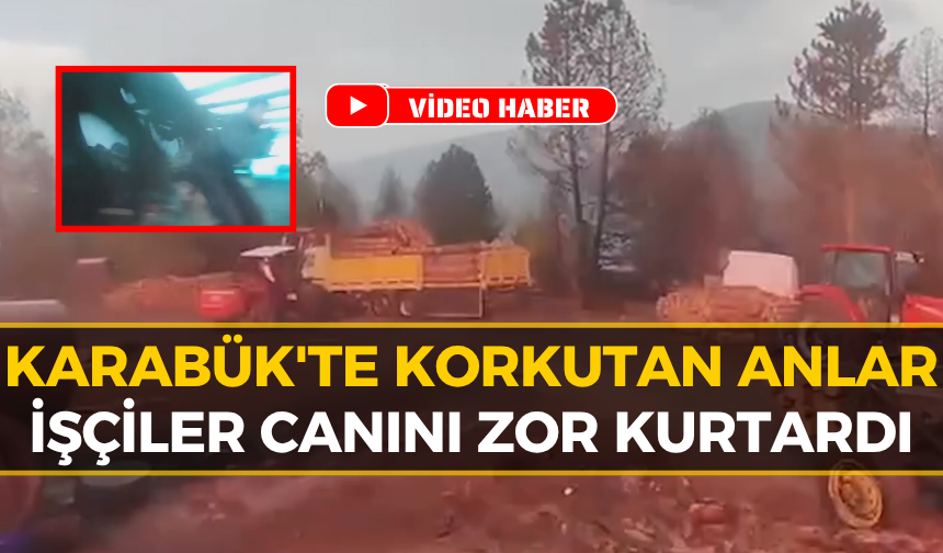 Karabük'te Yıldırım Düşme Anı Kamerada: Azrail Teğet Geçti!