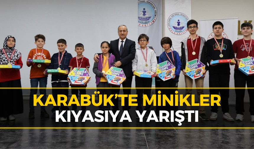 Karabük’te Zekâ Yarışı: Minikler Stratejiyle Zirveye Oynadı