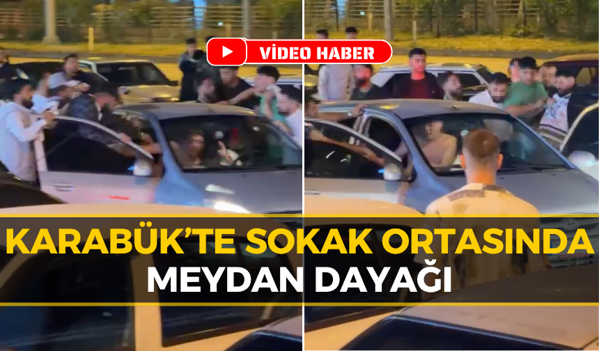 Karabük'te Araçtaki Kişileri Böyle Darbettiler