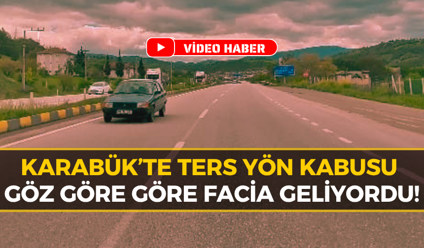Karabük’te Trafik Magandası: O Anlar Kamerada