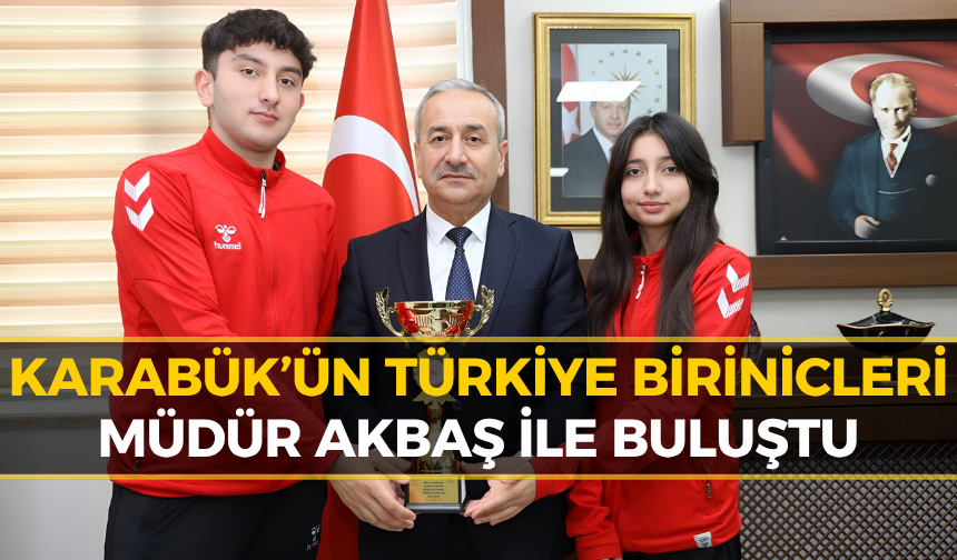 Eskipazar’ın Şampiyonlarından Müdür Akbaş’a Gurur Ziyareti