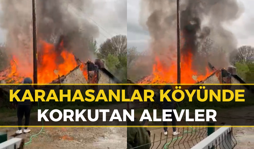 Eskipazar'da Ev Yangını: Tek Katlı Ev Küle Döndü