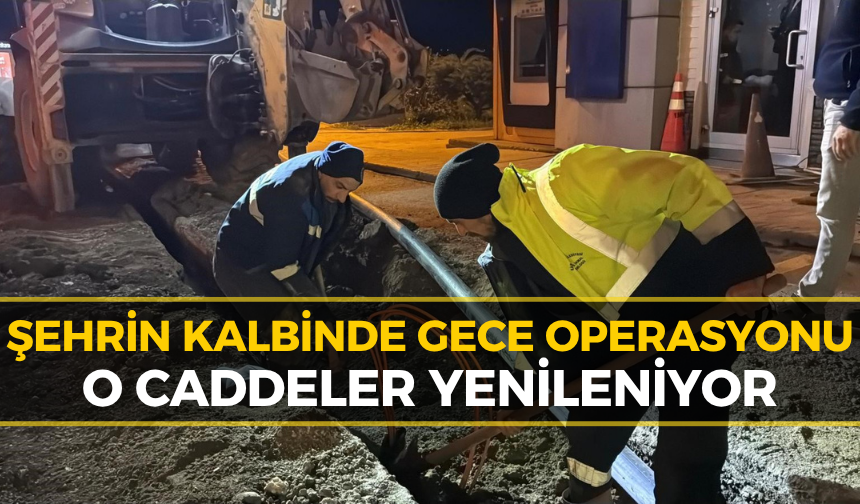 Karabük Belediyesi’nden Gece Mesaisi: Altyapı Yenileniyor!