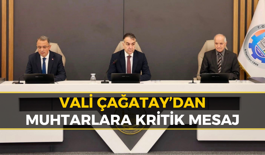 Karabük’te Muhtarlara Kritik Dönem Uyarısı