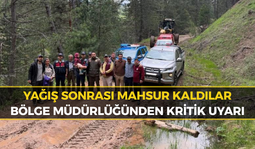 Bayram Yolculuğunda Çamura Saplandılar