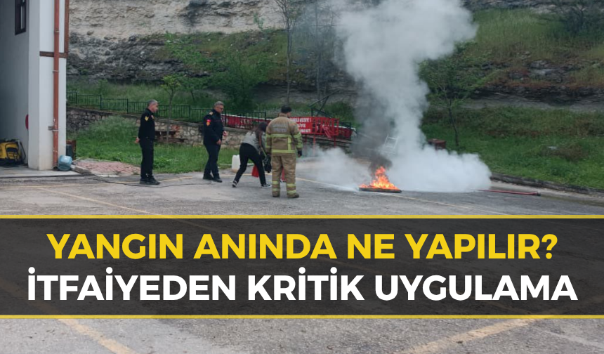 Miniklere İtfaiyeden Hayati Yangın Eğitimi!