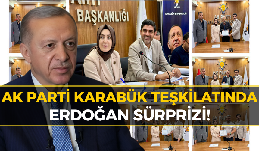 Cumhurbaşkanı Erdoğan'dan Karabük Teşkilatına Büyük Jest!