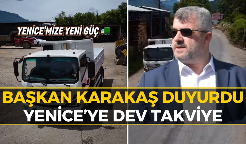 TBB’den Yenice’ye Destek: Araç Filosuna Güç Katan Hibe