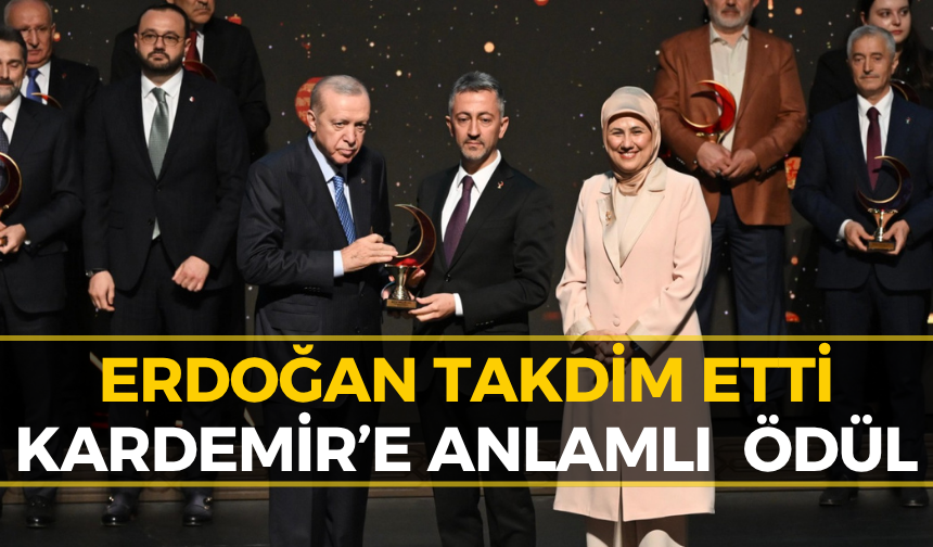 KARDEMİR’e Cumhurbaşkanı Erdoğan’dan Ödül!