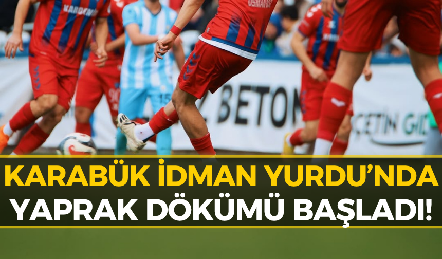 Golcü İsim Karabük İdman Yurdu’na Veda Etti! İşte Yeni Takımı...
