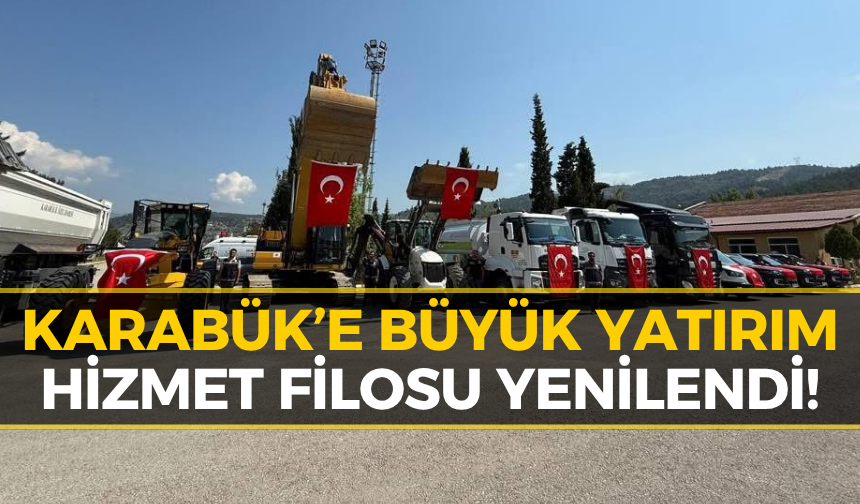 Karabük'te Dev Araç Filosu Hizmete Alındı!
