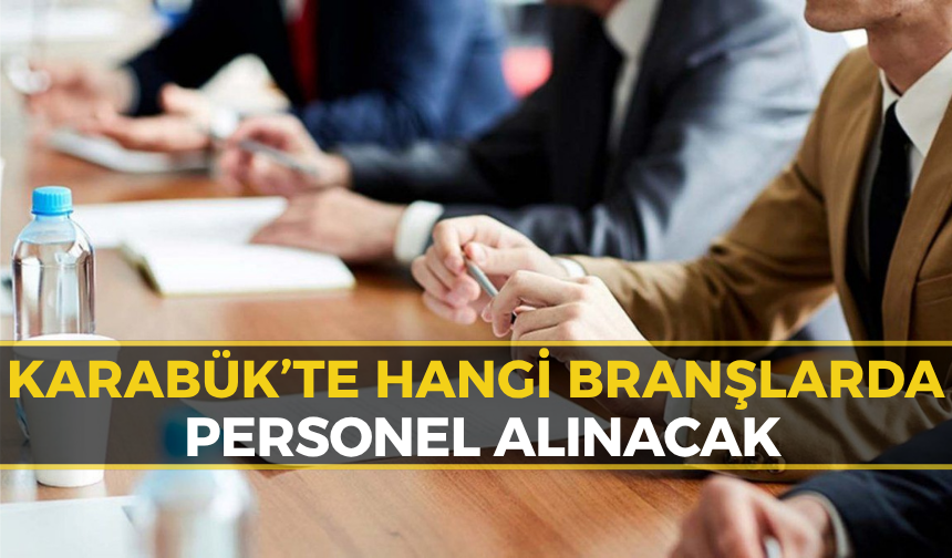 Karabük’te GSB Sözleşmeli Personel Alımı Başladı