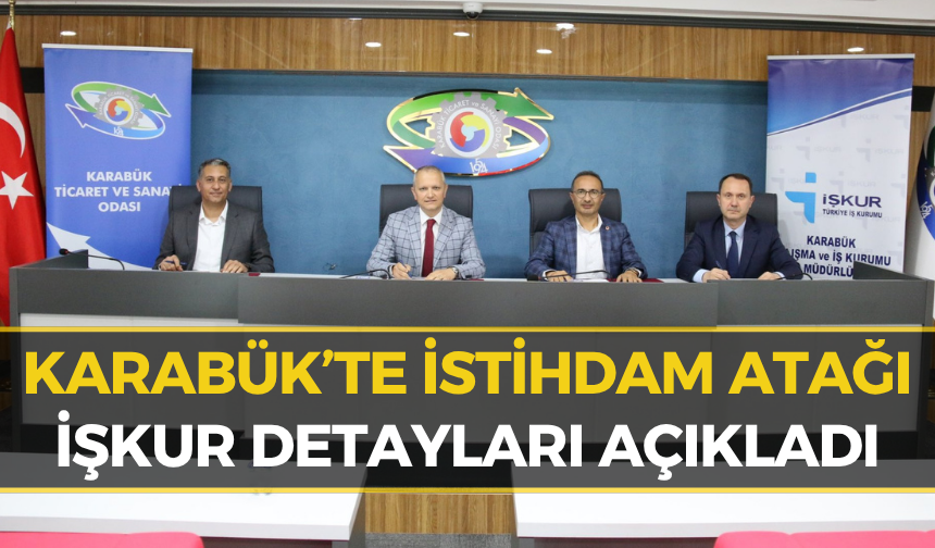 Karabük’te İstihdam İçin Dev Hamle! 4 Kurum Aynı Masada Buluştu