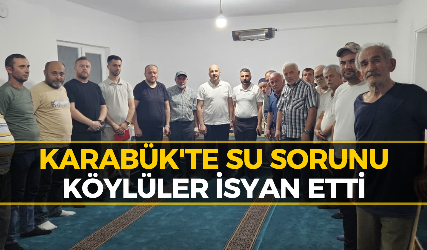 Karabük'te Şaşırtan Manzara! 2026'da Köy Halkı Tanker Suyu Bekliyor