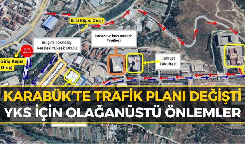 Karabük'te Sınav Günü Trafik Akışı Tamamen Değişiyor! İşte Yeni Güzergahlar