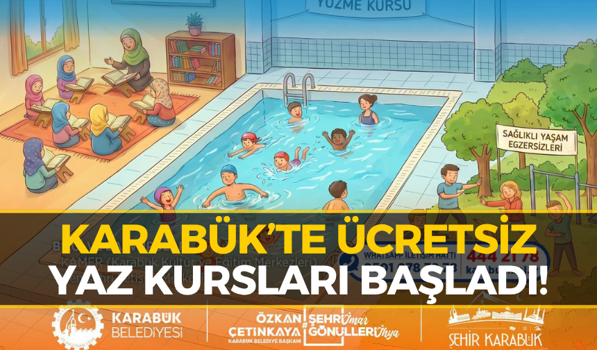 Karabük’te Yaz Kursları Başlıyor: Çocuklar ve Yetişkinler İçin Fırsat