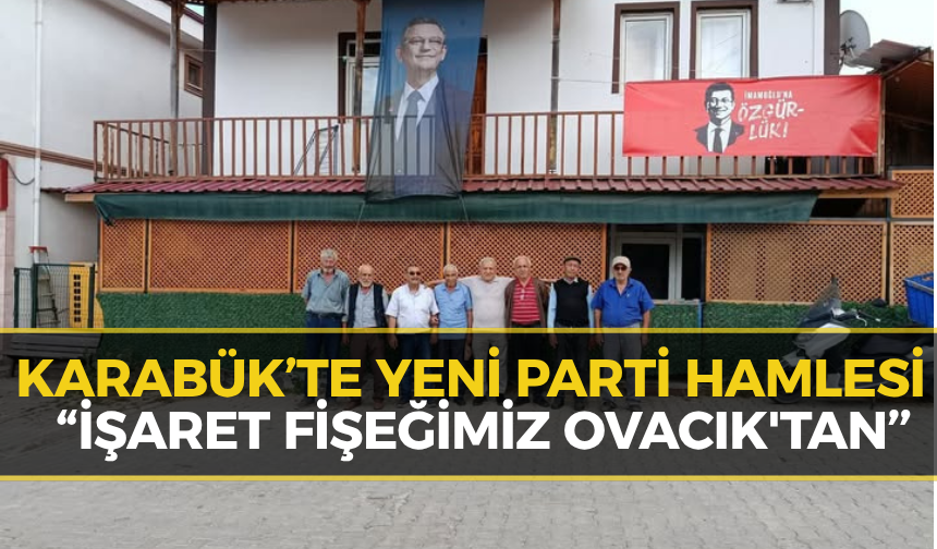 Özgür Özel'in Yeni Partisi Ovacık'ta İlk Adımı Attı