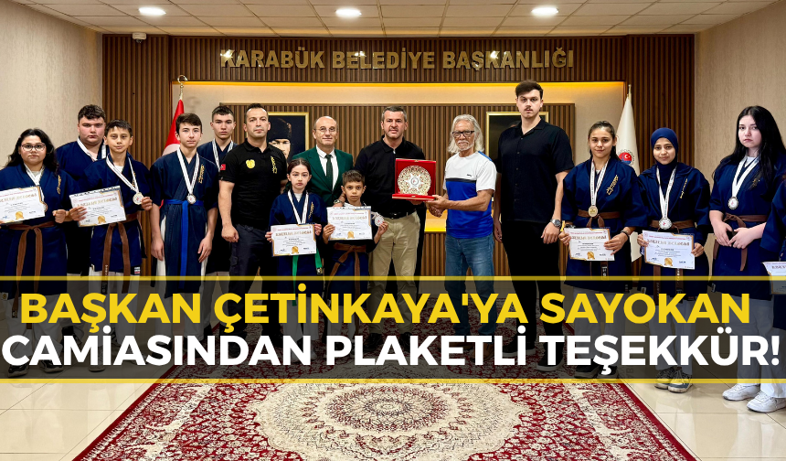 Karabük'te Tarihi Şampiyona Sonrası Başkan Çetinkaya’ya Anlamlı Ziyaret