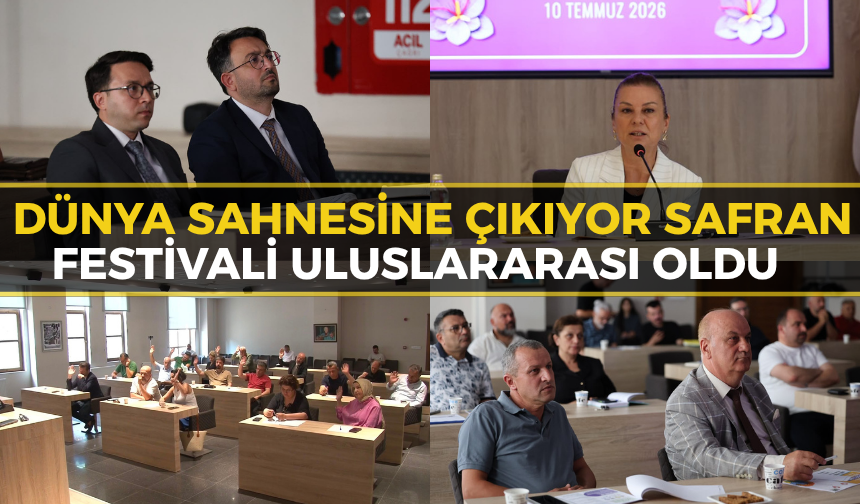 Safranbolu Safran Festivali'ni Uluslararası Boyuta Taşıyor