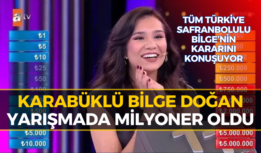 Safranbolulu Bilge Var Mısın Yok Musun'a Damga Vurdu! Büyük Ödülü Kaptı