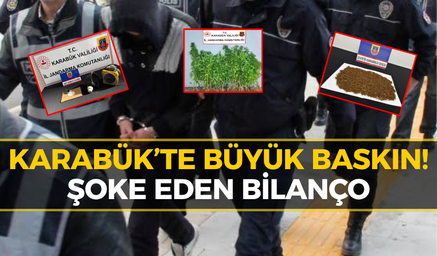 Karabük'te Gizli Bahçeye Baskın: Jandarmadan Kritik Operasyon