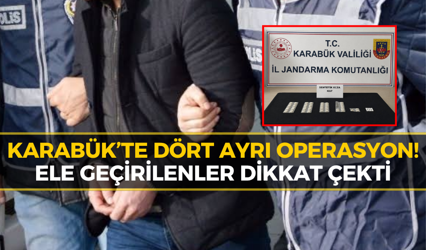 Karabük Jandarmasından Peş Peşe Operasyon! Çok Sayıda Gözaltı...
