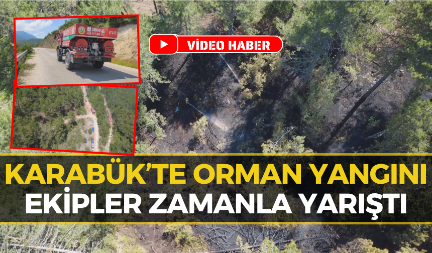 Karabük'te Yürekler Ağza Geldi: Orman Yangınına Hızlı Müdahale!