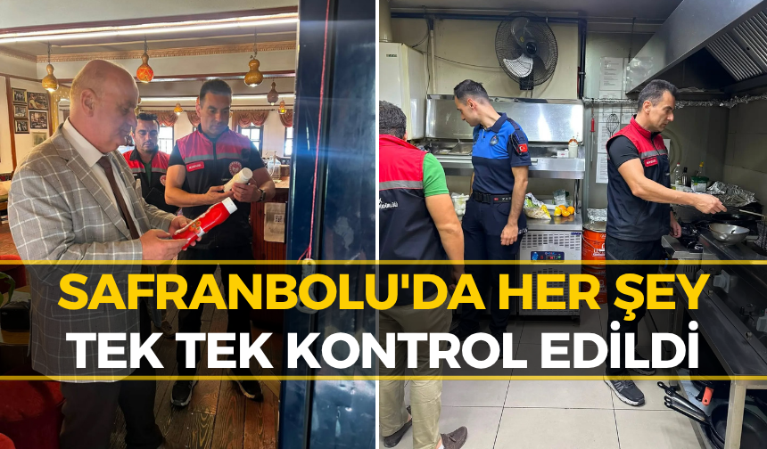 Safranbolu'da Esnafa Sıkı Markaj: İşletmeler Tek Tek İncelendi