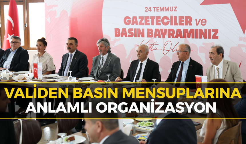 Zonguldak Valisi Osman Hacıbektaşoğlu Basın Mensuplarını Unutmadı